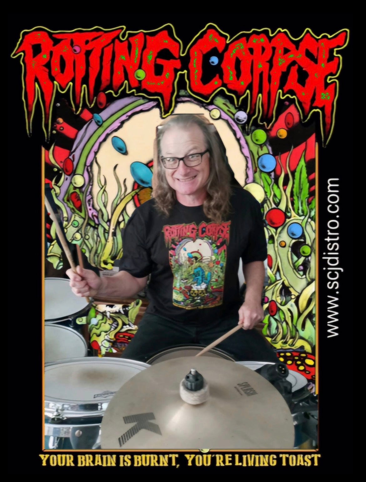 ROTTING CORPSE 420 heavyweight tee
